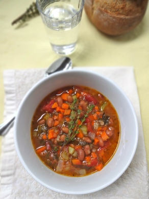 Tuscan Bean Soup © KETMALA’S KITCHEN 2012-13