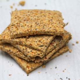 Raw Herbs Almond Crackers © KETMALA’S KITCHEN 2012-13