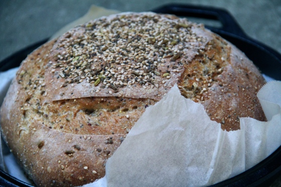 Seeded Boule at Everyday Artisan Bread Class © KETMALA’S KITCHEN 2014