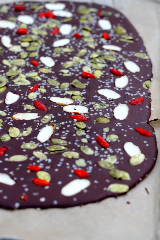 Dark Chocolate Superfood Bark @ Ketmala's Kitchen 2014